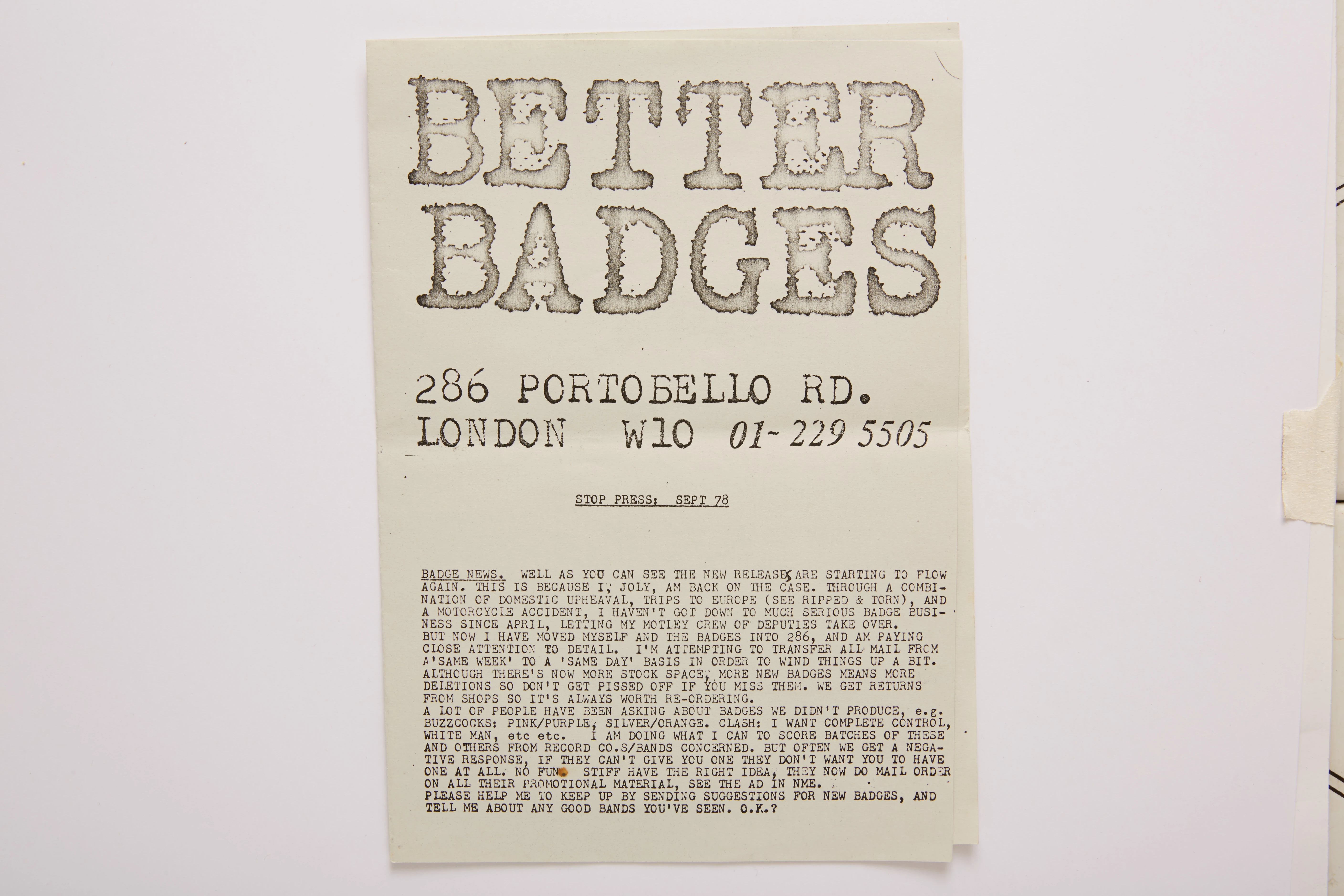 Classic 25mm badges from the Better Badges collection